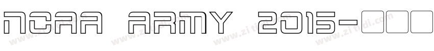 NCAA Army 2015字体转换